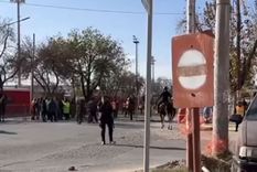 El ingreso al estadio de San Martín, según las imágenes del medio.&nbsp;