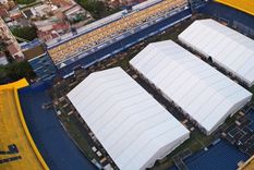 Las carpas se mantienen intactas. Foto: Archivo Las carpas se mantienen intactas. Foto: Archivo