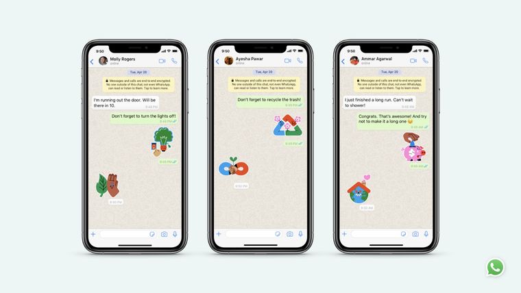Chats con nuevos stickers. Foto: Urban grupo de comunicación