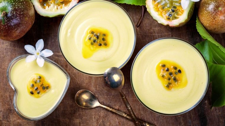 Mousse de maracuyá Una receta de un postre exquisito para hacer en pocos minutos Foto: Gastrolab