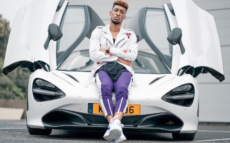 Kingsley Coman fue multado por el Bayern. Foto: Instragram