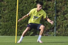 Pedri fue presentado en el Barça. Foto: DPA