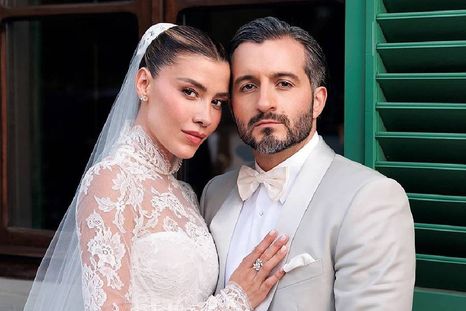 Michelle Salas viajó de luna de miel con su esposo.