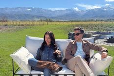 Zaira Nara grabó contenido en Mendoza para una marca, y lo hizo acompañada. Foto: Instagram