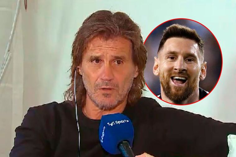 Insúa aseguró que su deseo es que Messi juegue, al menos, dos Mundiales más. Foto: TyC Sports