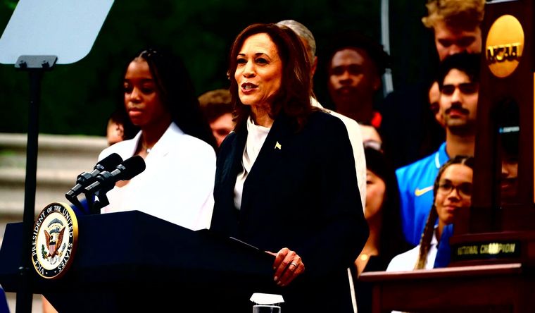 Kamala Harris está en plena campaña presidencial. Foto: Efe.