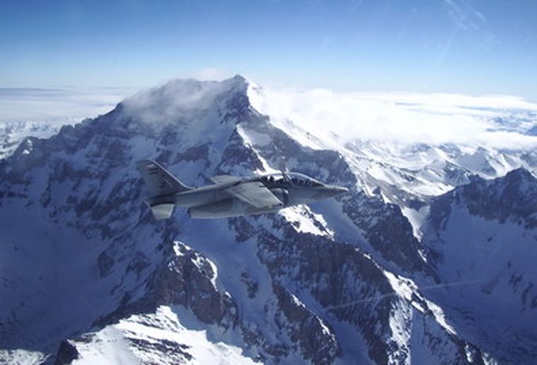 La montaña más alta de la Argentina. Foto: Gentileza IV Brigada