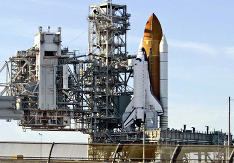 La nave instalará y activará el laboratorio  Colombus en la Estación Espacial Internacional Foto: AP