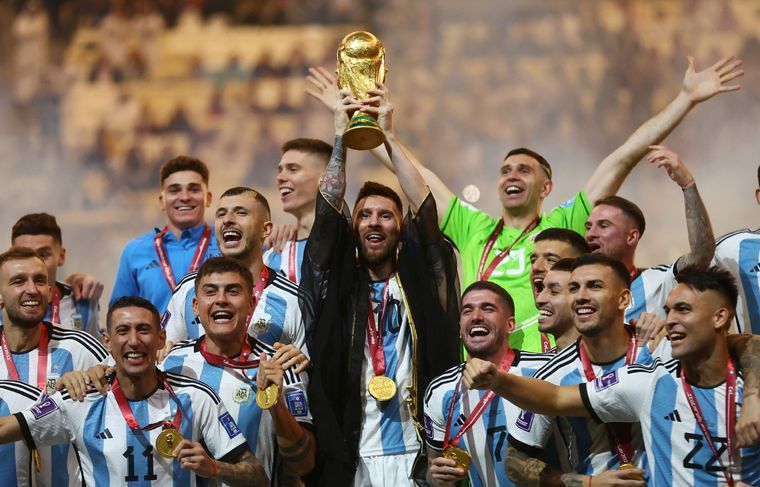 La copa del mundo 2022 la ganó la Selección Argentina Foto: NA/REUTERS/Carl Recine