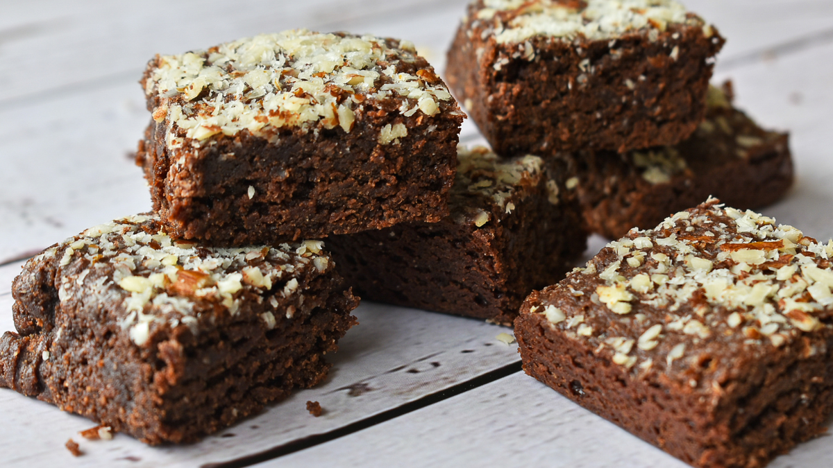 Recetas de cocina saludable: brownie de avena súper fácil, n