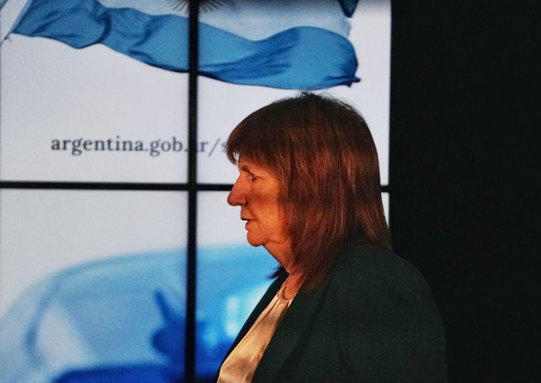 Patricia Bullrich ya se mueve en el Senado.