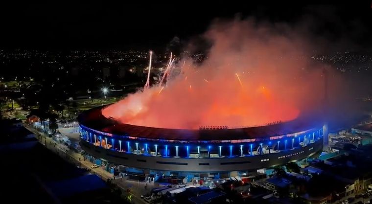 APreviDe avisó y cumplió: el Cilindro de Avellaneda, clausurado. Foto: captura de TV.&nbsp;