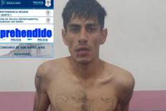 El condenado cuando fue capturado. Foto: Gentileza El condenado cuando fue capturado. Foto: Gentileza