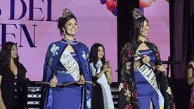 A la izquierda, Paula Belén Salomón, la nueva virreina. A la derecha, Malena Agustina Demateis, la recién coronada reina departamental de Santa Rosa. A la izquierda, Paula Belén Salomón, la nueva virreina. A la derecha, Malena Agustina Demateis, la recién coronada reina departamental de Santa Rosa.