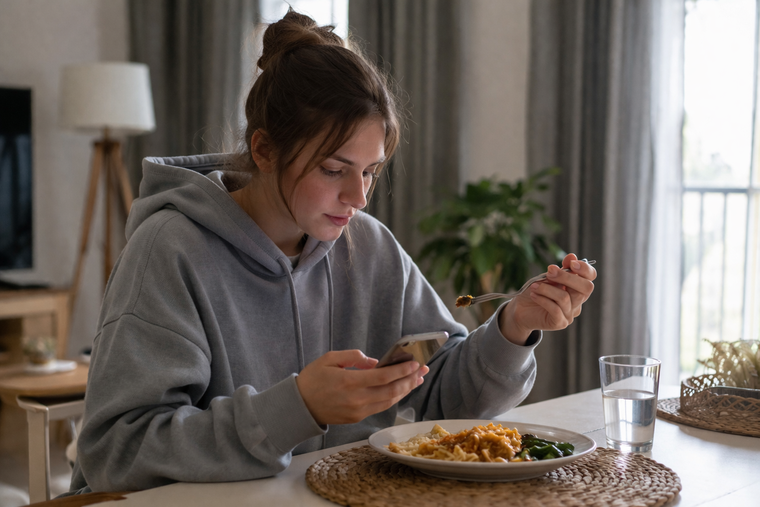 Los especialistas recomiendan comer sin pantallas para recuperar bienestar emocional y vínculos más saludables. Los especialistas recomiendan comer sin pantallas para recuperar bienestar emocional y vínculos más saludables.