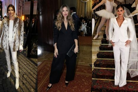 Mirá los looks de las famosas para ver el desfile. Mirá los looks de las famosas para ver el desfile.