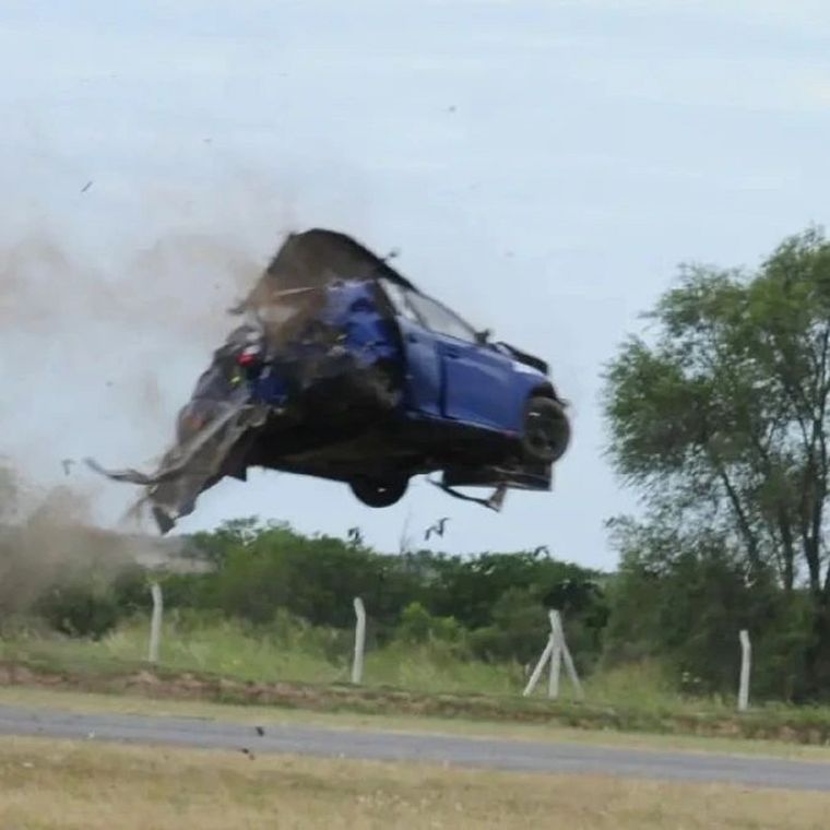 El Peugeot vuelta. Impactante.