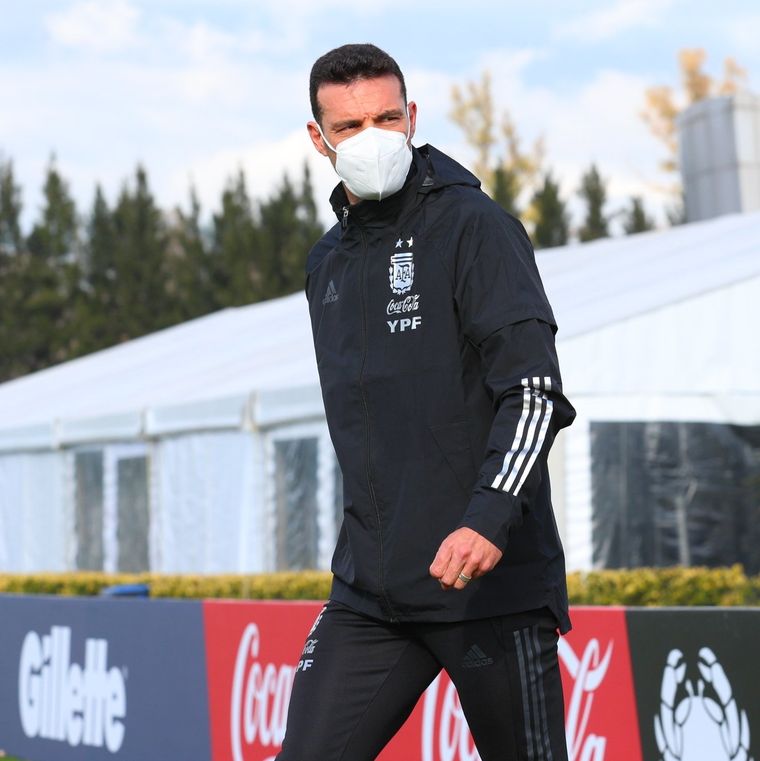 Lionel Scaloni, DT de Argentina. Foto: AFA