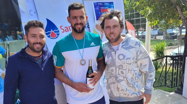 Matías Carmona fue el mejor en Caballeros +35 años. Foto: Gentileza