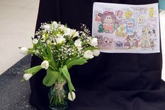 Altar en memoria de Pilar, en el IES Guadalpín de Marbella, España. Foto: Nius Altar en memoria de Pilar, en el IES Guadalpín de Marbella, España. Foto: Nius