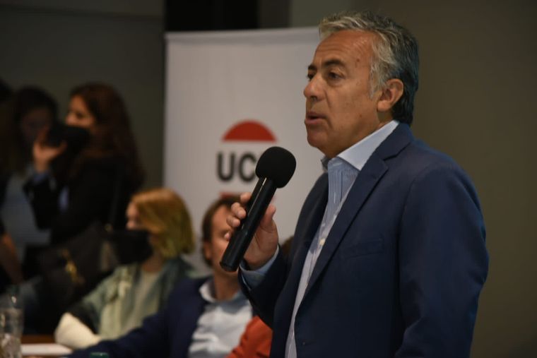 El senador nacional Alfredo Cornejo. Foto: Twitter @AlfredoCornejo