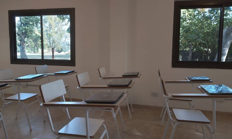 Una de las aulas del Hub. Una de las aulas del Hub.