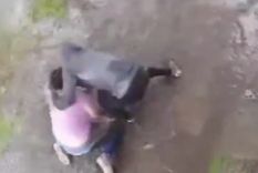 El intento de robo ocurrió en la intersección de 16 y 67, a metros del Parque Saavedra.  Foto: Captura de pantalla