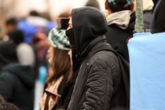 Se vino el frío con todo Foto: Santiago Tagua/MDZ