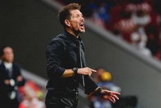 Diego Simeone, DT del Atleti. Foto: Atlético de Madrid