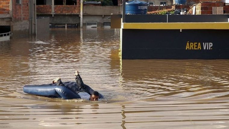 El gobernador de Bahía indicó que el evento de lluvia es el peor en la historia moderna del estado. Foto: GETTY IMAGES