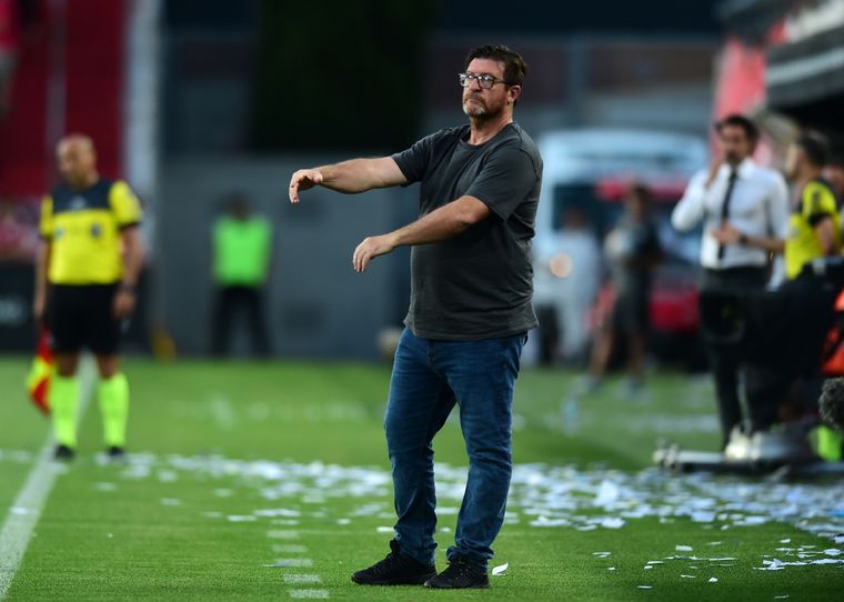 El entrenador habló tras el empate. Foto: Fotobaires