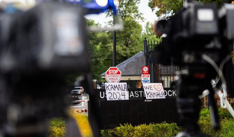 Ya se pide por la candidatura de Kamala Harris, en EEUU. Foto: Efe.