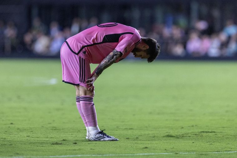 Lionel Messi marcó un gol, pero no pudo evitar la eliminación del Inter Miami. Foto: EFE