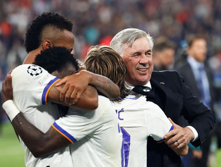 Ancelotti hizo historia en la Champions. Foto: EFE