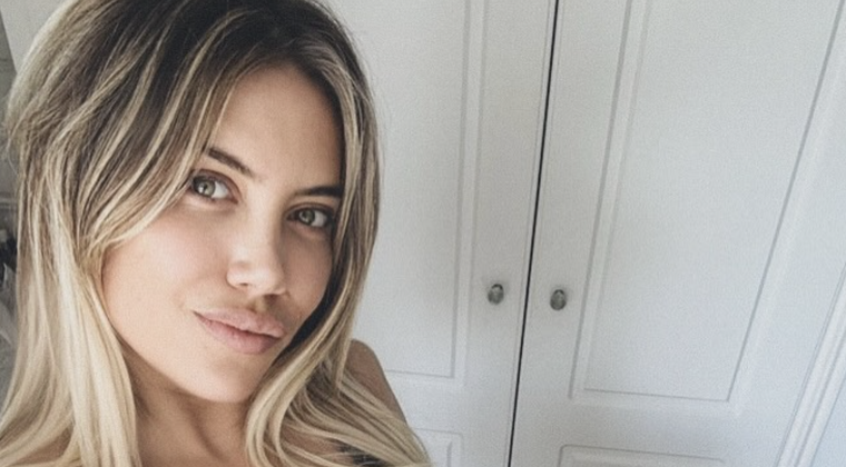 Wanda Nara mostró su cintura XS en redes sociales. Foto: @wanda_nara