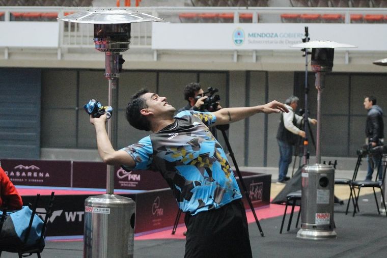 Gastón Alto se despidió del tenis de mesa. Foto: WTT Contender