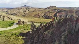 Estos imponentes paisajes se encuentran en la RN25 Foto: Ruta Natural