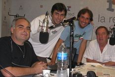 DAlascio, el primero a la izquierda. Foto: publicada en Olé