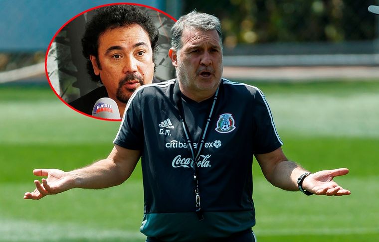 Tata Martino y Hugo Sánchez.