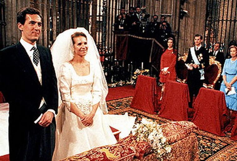 La pareja real, en su casamiento. Foto: El Mundo