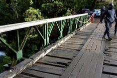 La zona en donde cayó el turista Foto: NA La zona en donde cayó el turista Foto: NA