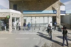 Sucursal del Banco Nación donde asesinaron a Germán Chávez.