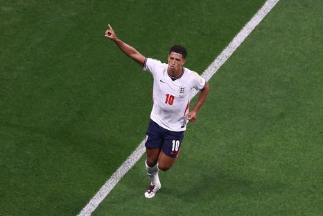 Jude Bellingham, autor de un doblete histórico de Inglaterra ante México por los octavos de final del Mundial 2026. Jude Bellingham, autor de un doblete histórico de Inglaterra ante México por los octavos de final del Mundial 2026.