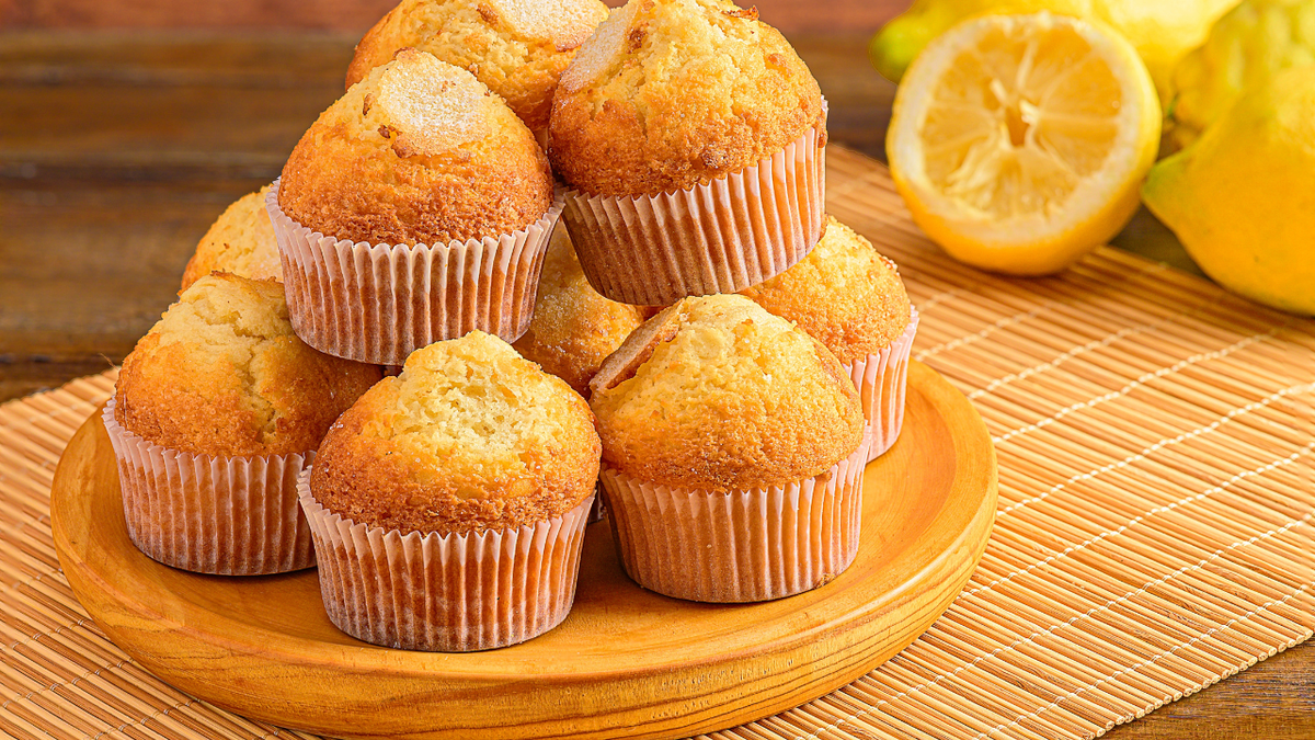 Date el gusto con esta receta de magdalenas de limón facilísimas