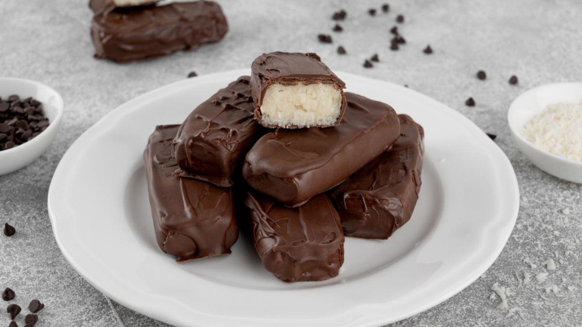 Descubrí con esta receta cómo hacer barra de chocolate rellena de coco ...