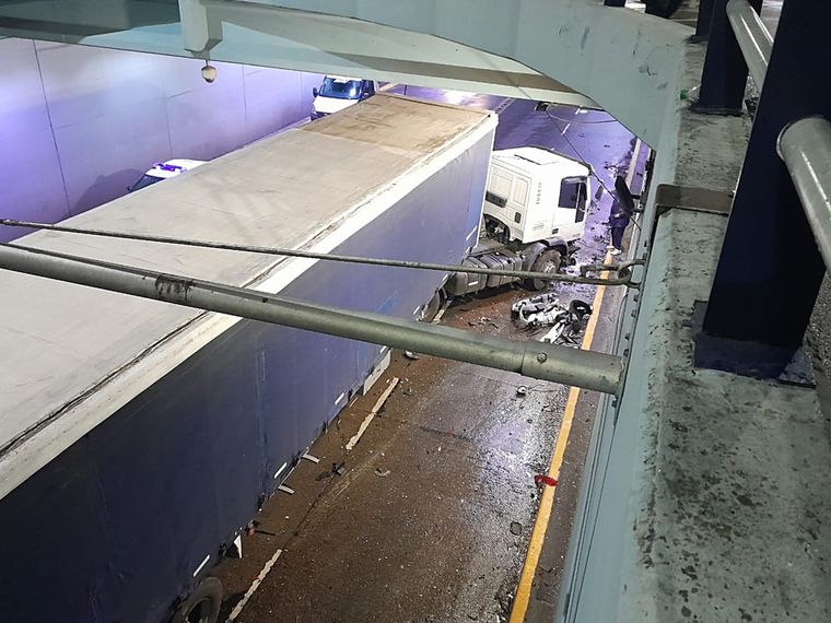 Hay tres heridos, de los cuales dos son de gravedad Foto: Télam