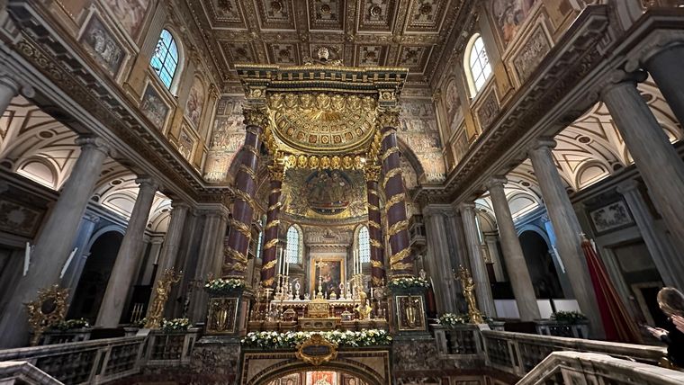 El Papa Francisco será enterrado en la basílica Santa María la Mayor Foto: Victoria Urruspuru / MDZ