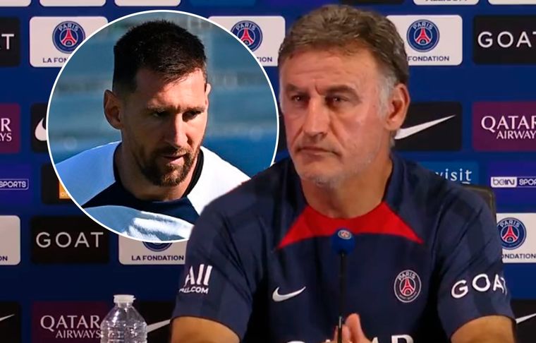 Galtier habló de Messi, su rol en el equipo y por qué no salió contra el Brest.