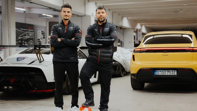 Confirmado: El Kun Agüero será piloto de Porsche Foto: Porsche