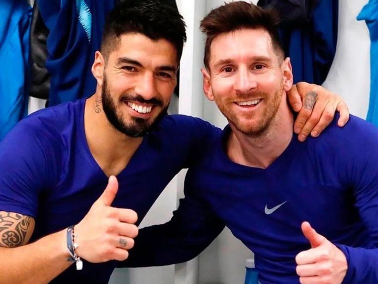 Suárez tuvo que borrar un posteo sobre Messi que generó revuelo.